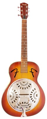 Lot 290 - Fender resonator guitar