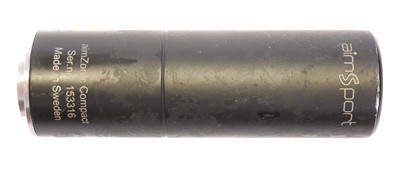 Lot 436 - Aimsport .22 moderator, serial number 153316....