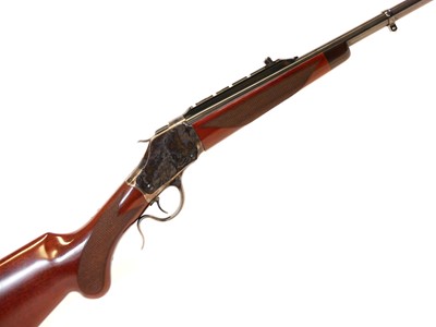 Lot 294 - Uberti .303 British falling block action rifle,...