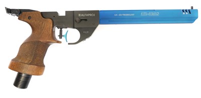 Lot 124 - Air Arms Alfaproj .177 PCP air pistol, serial...