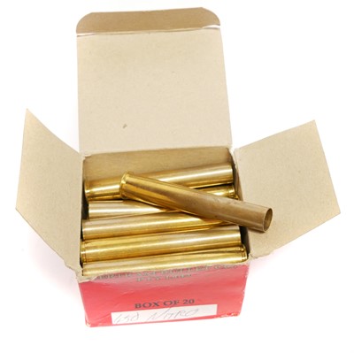 Lot 510 - Bertram Brass twenty .450 Nitro cases, brand...