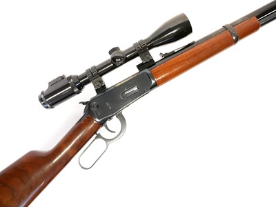 Lot 281 - Winchester .357 94AE lever action saddle ring...