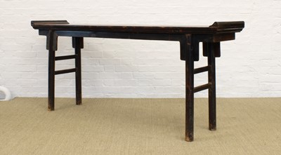 Lot 187C - A 19th Century Chinese Stained Elm Altar Table
