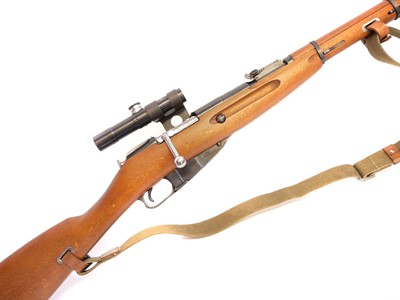 Lot 277 - Mosin Nagant 7.62x54R carbine fitted with PU...