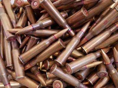 Lot 473 - Two hundred and twenty eight rounds of...
