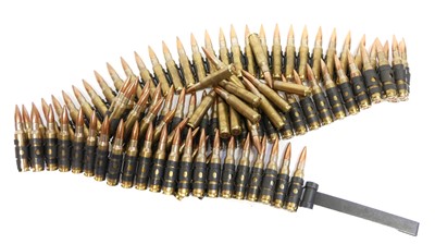 Lot 474 - 7.62x51 Nato ammunition, ninety five rounds,...