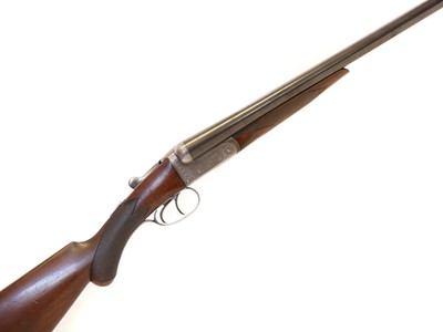 Lot 377 - T. Wild 12 bore side by side shotgun, serial...
