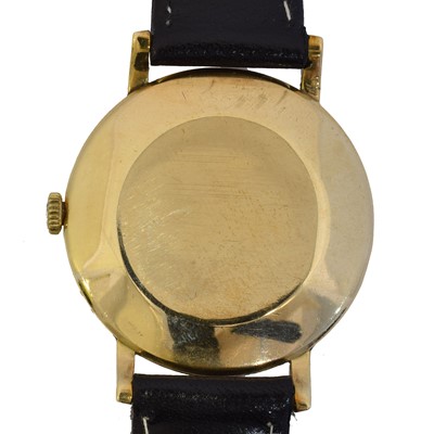 Lot 214 - A 1960s 9ct gold Garrard manual wind wristwatch.