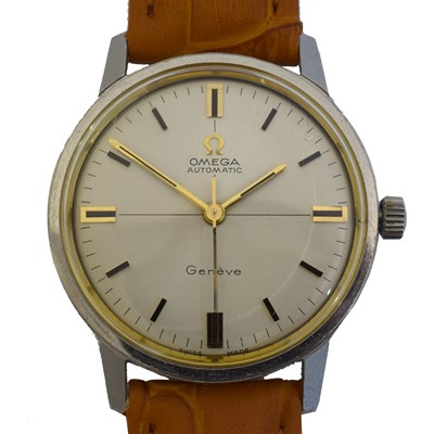 Lot 229 - A 1960s stainless steel Omega Seamaster Geneve automatic wristwatch, ref. 14774 SC-62.