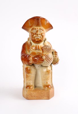 Lot 186 - An Early 19th Century Brampton-Type Salt-Glazed Stoneware "King Geoge III" Toby Jug