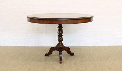 Lot 138 - A Victorian Walnut and Marquetry Circular Breakfast or Loo Table