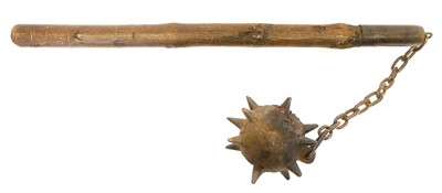 Lot 182 - Flail, 20th century, possibly WWI German or...