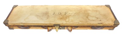 Lot 417 - Cogswell and Harrison canvas and leather gun...