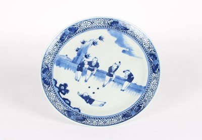 Lot 100 - An 18th Century Chinese "Boys" Plate