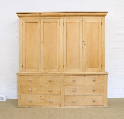 Lot 127 - A Victorian Pine Housekeeper's Cupboard