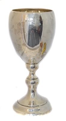 Lot 3 - A George VI silver goblet.