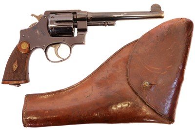 Lot 235 - British Military Smith and Wesson .455 MkII...