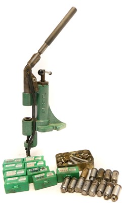 Lot 494 - RCBS Lube sizer with modified handle, together...