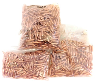 Lot 495 - 8mm FMJ bullets, 13 kg of 198grain .323...