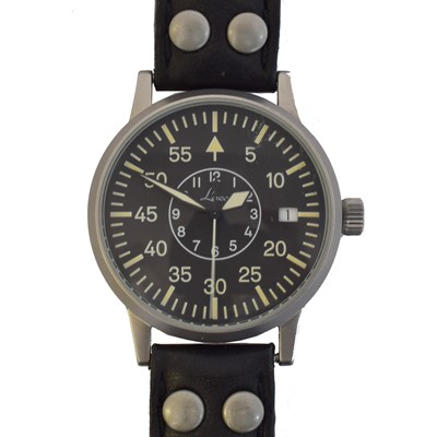 Lot 221 - A Laco by Lacher automatic pilot's wristwatch.
