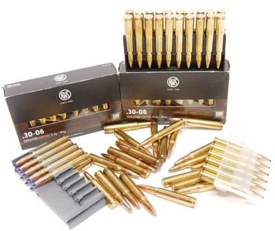 Lot 472 - .30-06 ammunition, to include two boxes of 20...