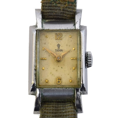 Lot 243 - A ladies Tudor manual wind wristwatch.
