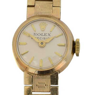 Lot 236 - A ladies 1960s 9ct gold Rolex Precision manual wind wristwatch.