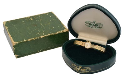 Lot 236 - A ladies 1960s 9ct gold Rolex Precision manual wind wristwatch.