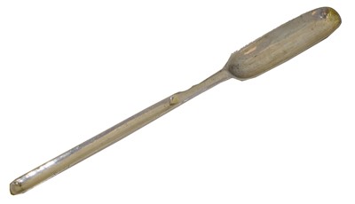 Lot 47 - A Georgian silver marrow scoop.