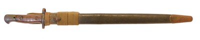 Lot 151 - British P.1907 SMLE rifle bayonet and scabbard...