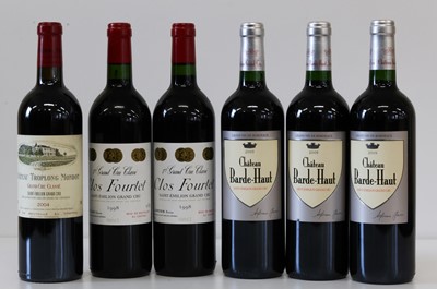 Lot 19 - 6 Bottles Mixed Lot Grand Cru Classe and Grand Cru St Emilion