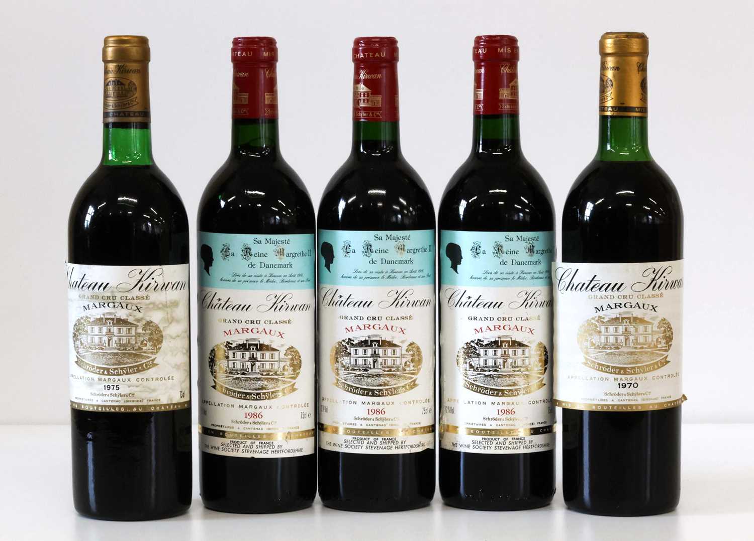 Lot 1 - 5 Bottles Chateau Kirwan Grand Cru Classe Margaux