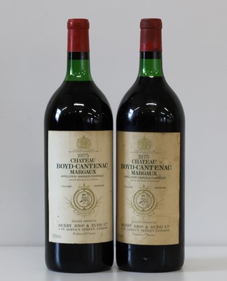 Lot 24 - 2 Magnum Bottles Chateau Boyd-Cantenac Grand Cru Classe Margaux 1975