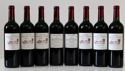Lot 27 - 8 Bottles Chateau Durfort-Vivens Grand Cru Classe Margaux 2005