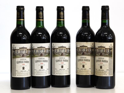 Lot 9 - 5 Bottles Chateau Leoville Barton Grand Cru Classe St Julien