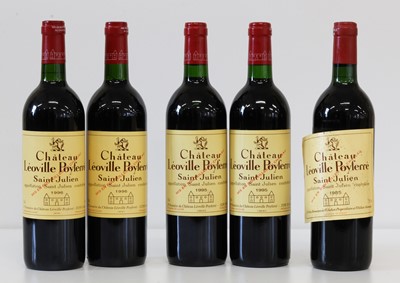 Lot 49 - 5 Bottles Chateau Leoville Poyferre Grand Cru Classe St Julien
