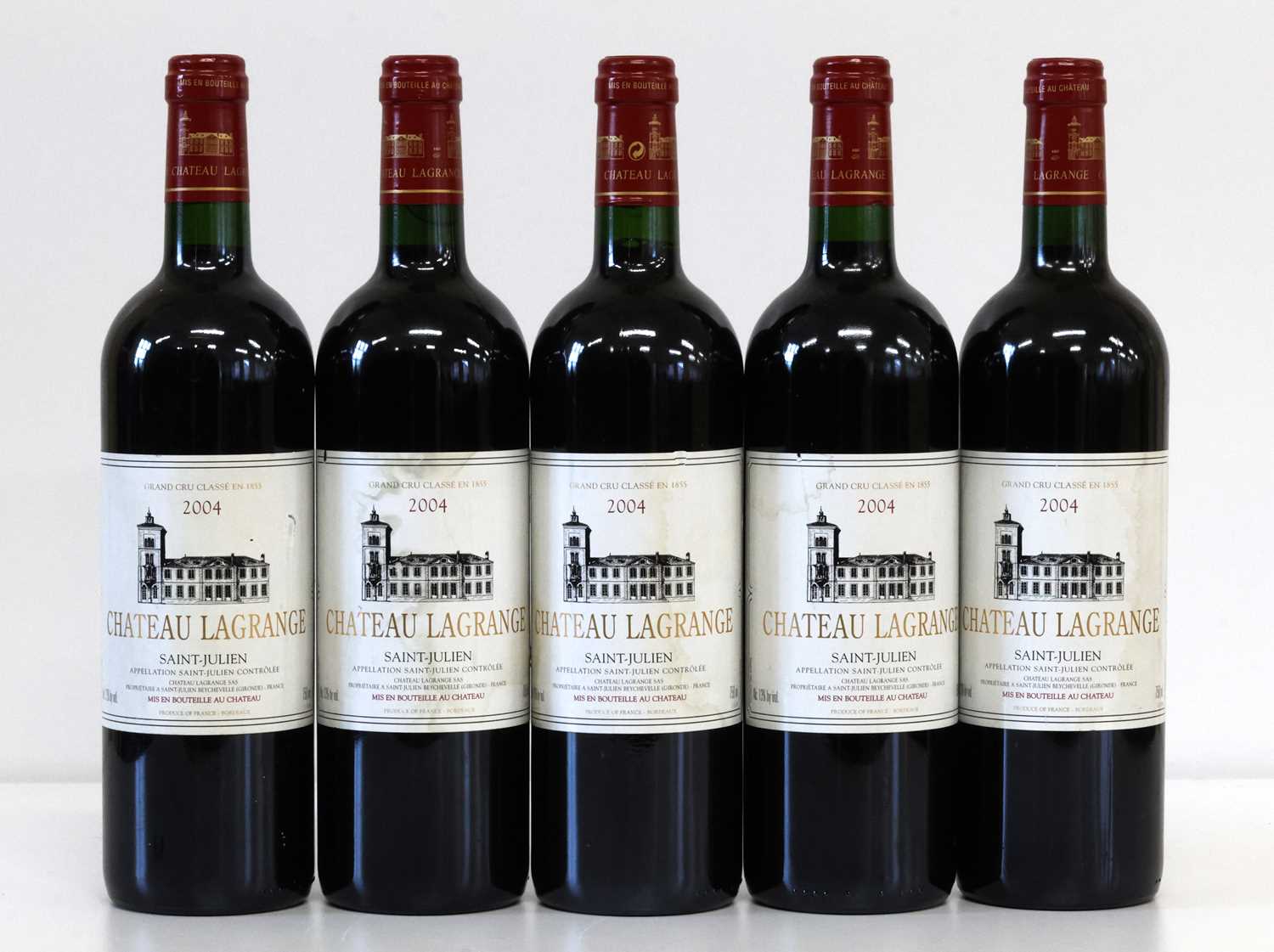 Lot 19 - 5 Bottles Chateau Lagrange Grand Cru Classe St Julien 2004