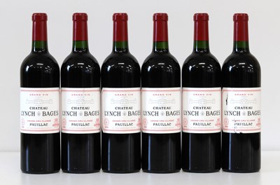 Lot 23 - 6 Bottles Chateau Lynch Bages Grand Cru Classe Pauillac 2008