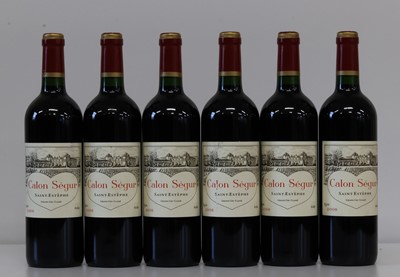Lot 90 - 6 Bottles Chateau Calon Segur Grand Cru Classe St Estephe 2008