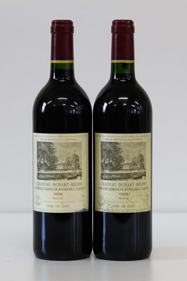Lot 73 - 2 Bottles Chateau Duhart Milon Grand Cru Classe Pauillac 1996