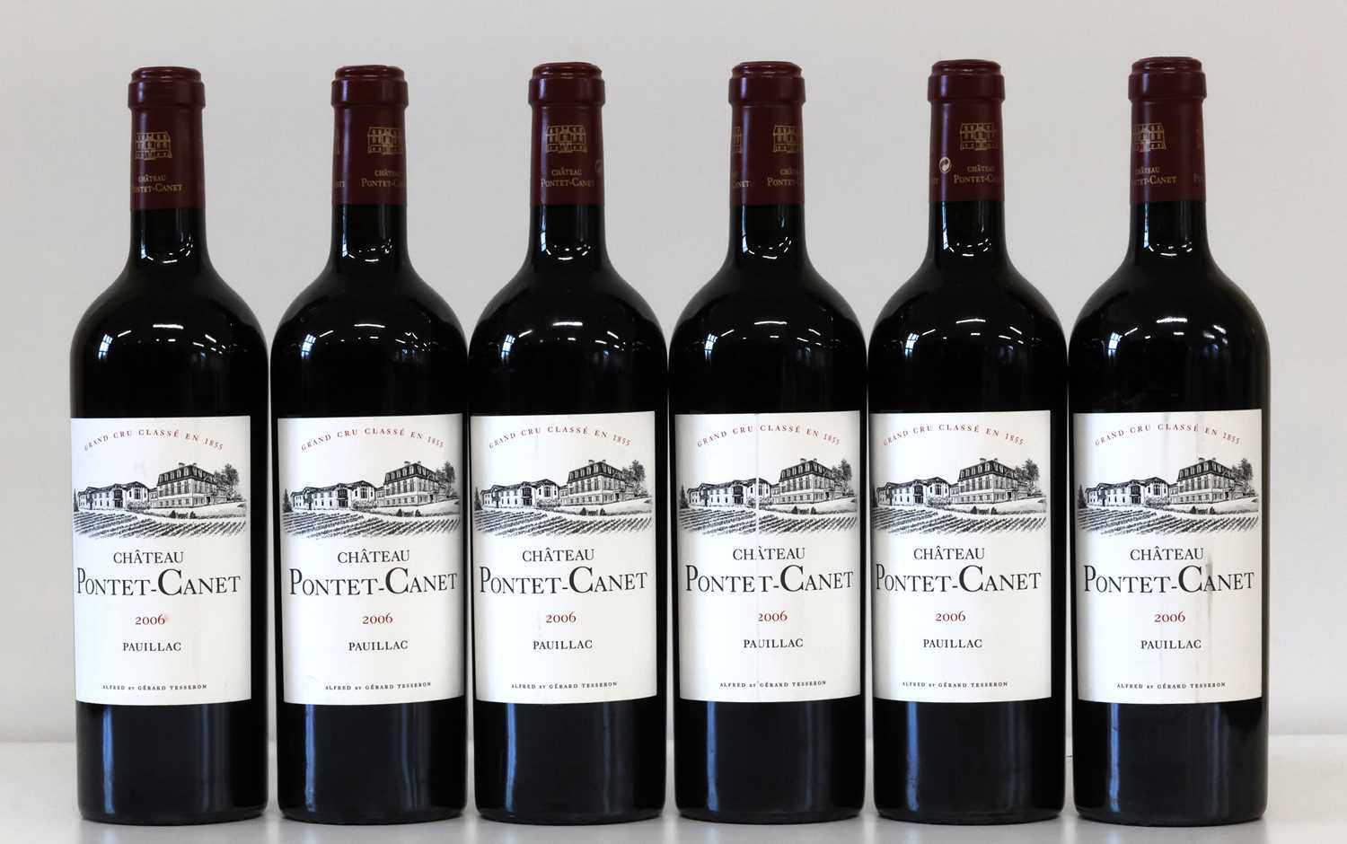 Lot 28 - 6 Bottles Chateau Pontet Canet Grand Cru Classe Pauillac 2006