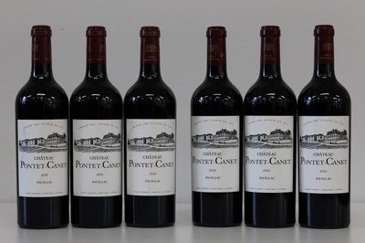 Lot 84 - 6 Bottles Chateau Pontet Canet Grand Cru Classe Pauillac