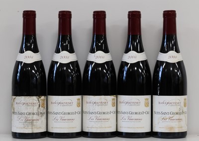 Lot 112 - 5 bottles Nuits St Georges Domaine Chauvenet 1er Cru ‘Les Vaucrains’ 2005