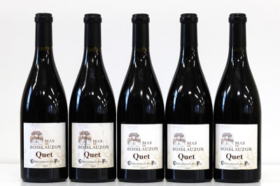 Lot 26 - 5 Bottles Chateauneuf du Pape Mas de Boislauzan ‘Cuvee Quet'