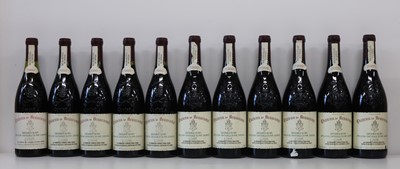 Lot 127 - 11 Bottles Mixed Vintage Lot Chateauneuf du Pape Chateau de Beaucastel