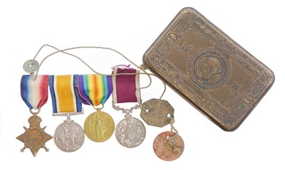 Lot 192 - WWI medal group for H. G. Ingman, to include...