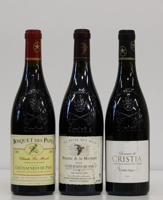 Lot 130 - 3 Bottles Mixed Vintage Lot Fine Chateauneuf du Pape