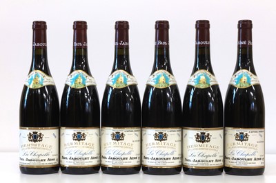 Lot 65 - 6 Bottles Hermitage ‘La Chapelle’ Domaine Jaboulet Aine 1998