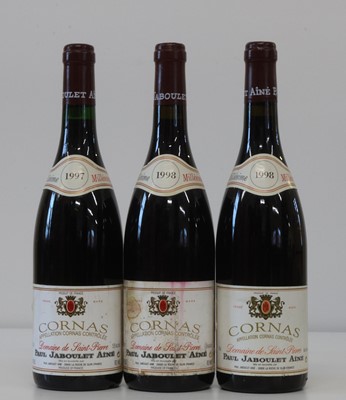 Lot 156 - 3 Bottles Mixed Vintage Lot Cornas Paul Jaboulet Aine