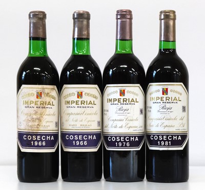 Lot 78 - 4 Bottles Mixed Vintage Lot CVNE Rioja ‘Imperial’ Gran Reserva